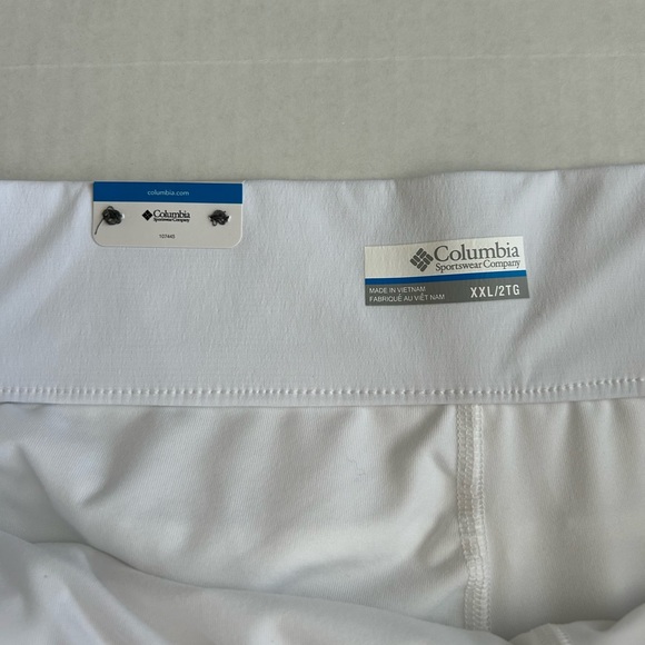NWT Columbia Women’s White Omni-Shade Active Fit Skort XXL **FLAW** - Picture 5 of 13